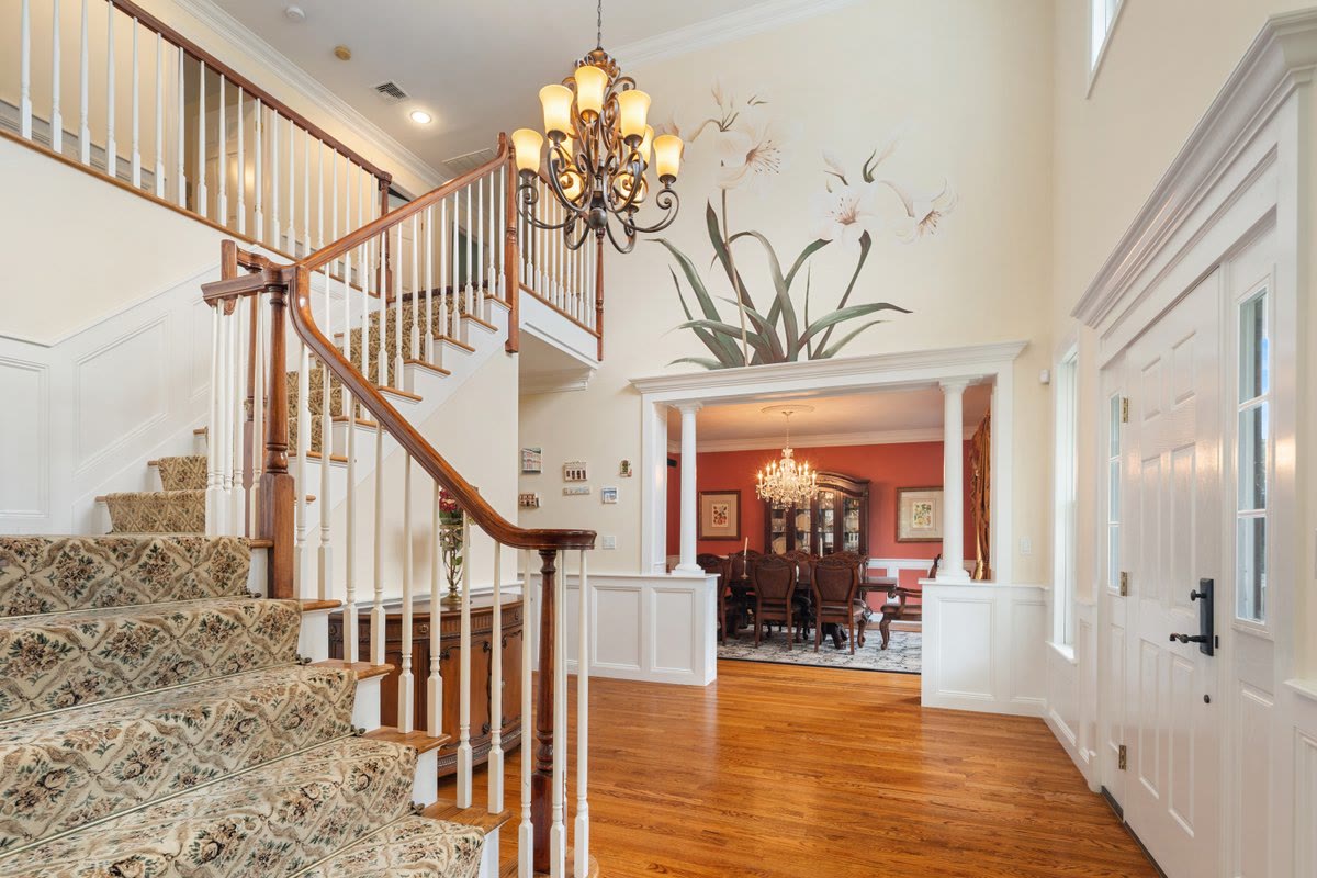 Staircase and foyer, Pleasantville NY